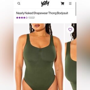 Yitty Nearly Naked Shapewear Thong Bodysuit - XL/XXL